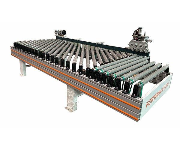 Conveyor Rol Miring untuk Infeed